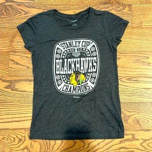 Reebok Stanley Cup Blackhawks T Shirt